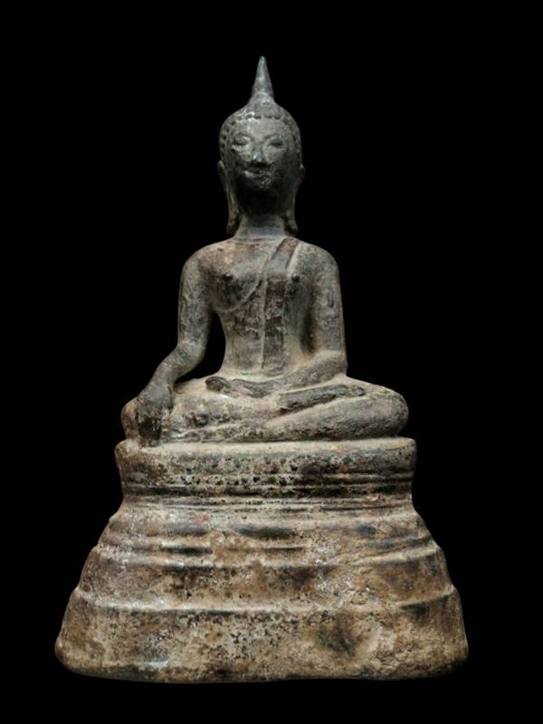 พระบูชากำแพงเพชร ฐานสูง 2.5 นิ้ว