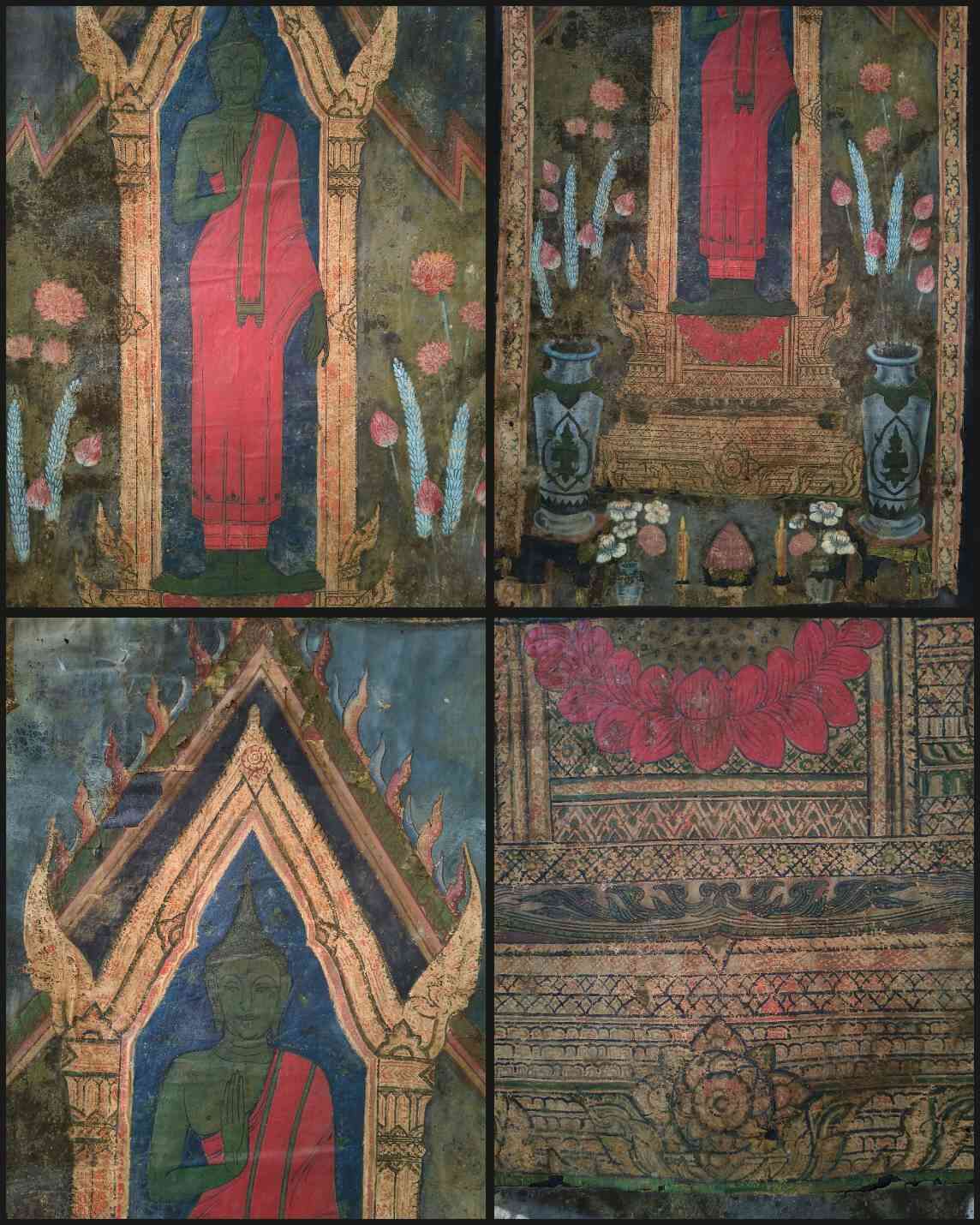 ผ้าพระบฏเก่า