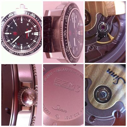 (สามเรือน) 1-Montblanc 2-Sinn 603.EZM3 3-FORMULA Made in Japa