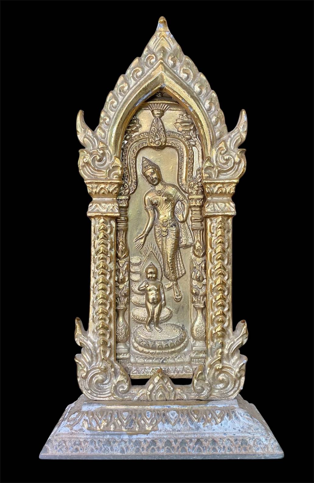 พระบูชากำแพงศอกหลวงพ่อขอม ปางประสูติ