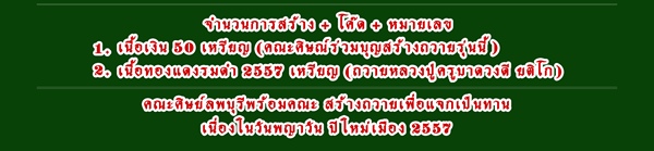 ฝากบอกบุญ ทานบารมีศิษย์ หลวงปู่ดวงดี บ้านฟ่อน