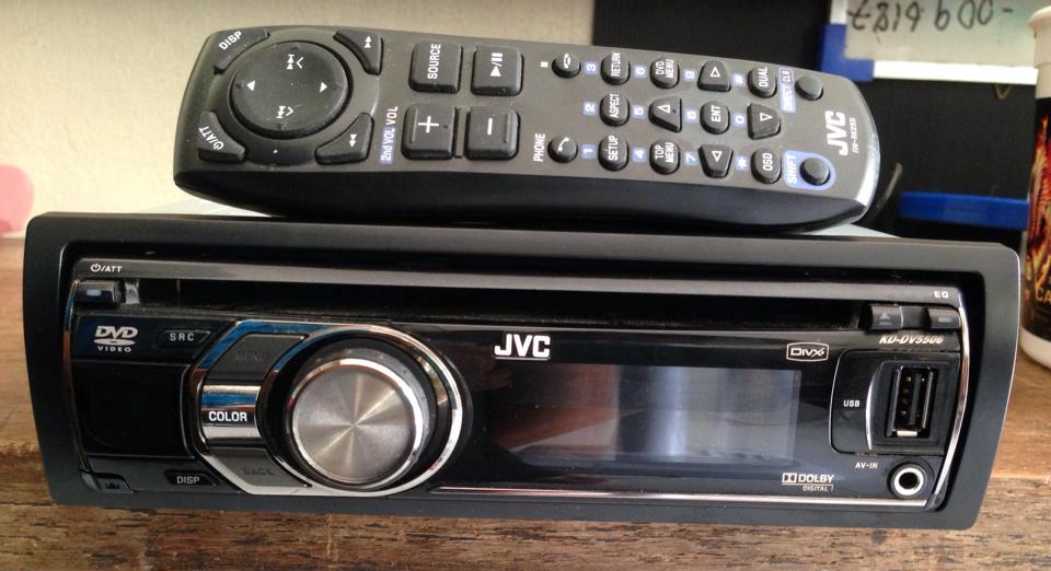 JVC KD - DV5506 สภาพ 95% เสียงดีมาก 