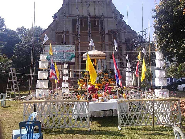 พิธีมหาพุทธาภิเษกเหรียญครูบาอินสม สุทธจิตโต ที่ระลึกสร้างอุโบสถ วัดสันดอนแก้ว พะเยา