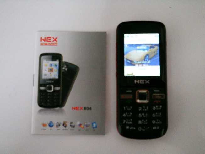 ขายมือถือ ยี่ห้อ nex804 2ซิม สภาพ 85% อุปกรณ์ครบ พร้อมคู่มือ มีไฟฉาย เคาะเดียว 300 บาทพร้อมส่ง สนใจ 