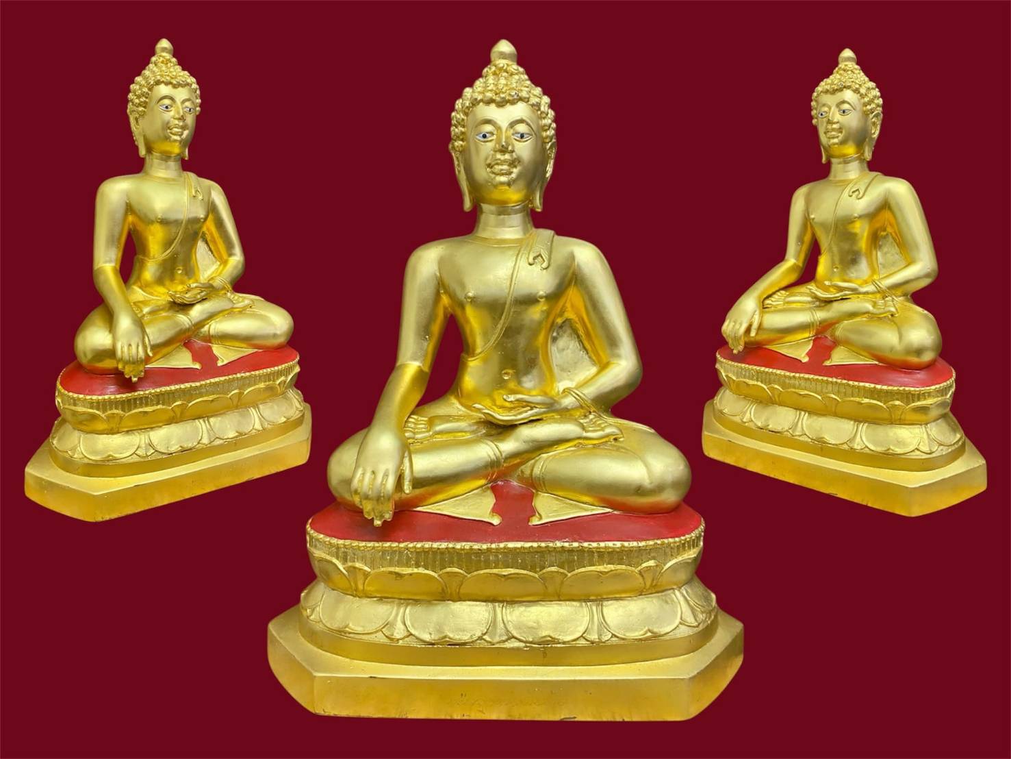 พระบูชาหลวงพ่อวัดดับภัย หน้าตักเก้านิ้ว