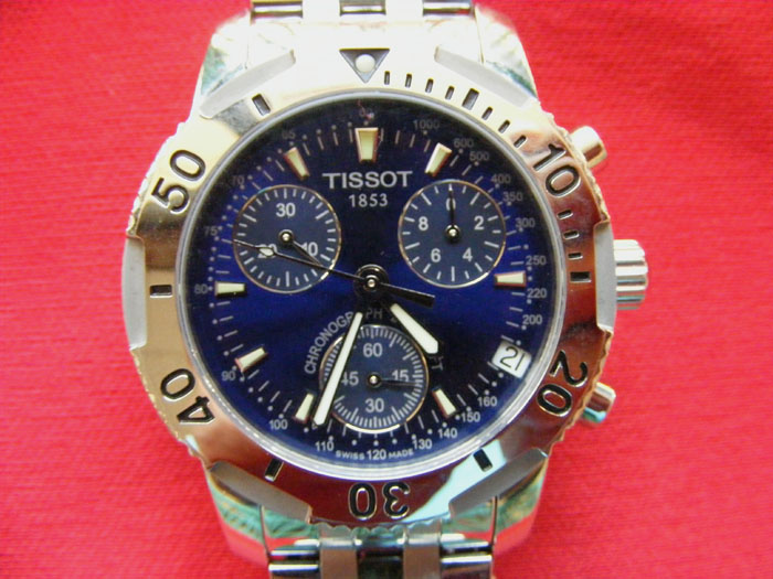 นาฬิกาTISSOT หน้าปัดน้ำเงิน ของแท้จากสวิส พร้อมใบรับประกัน