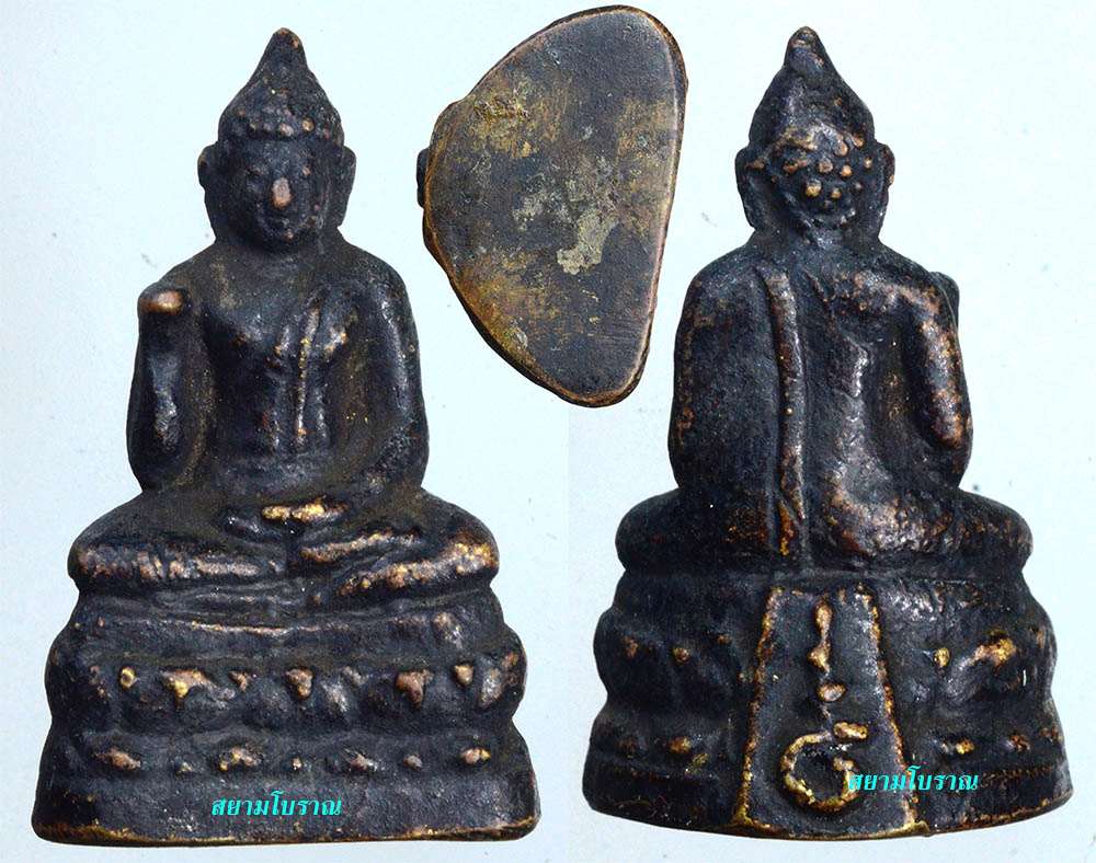 #16591รูปหล่อพิมพ์พุทธกวัก หลวงพ่อแฉ่ง