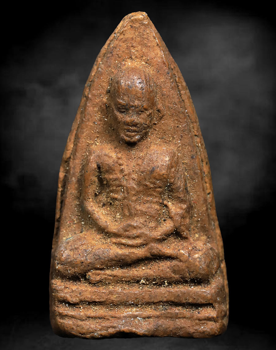 พระรูปเหมือนครูบาศรีวิชัย อัฐิหลังย่น