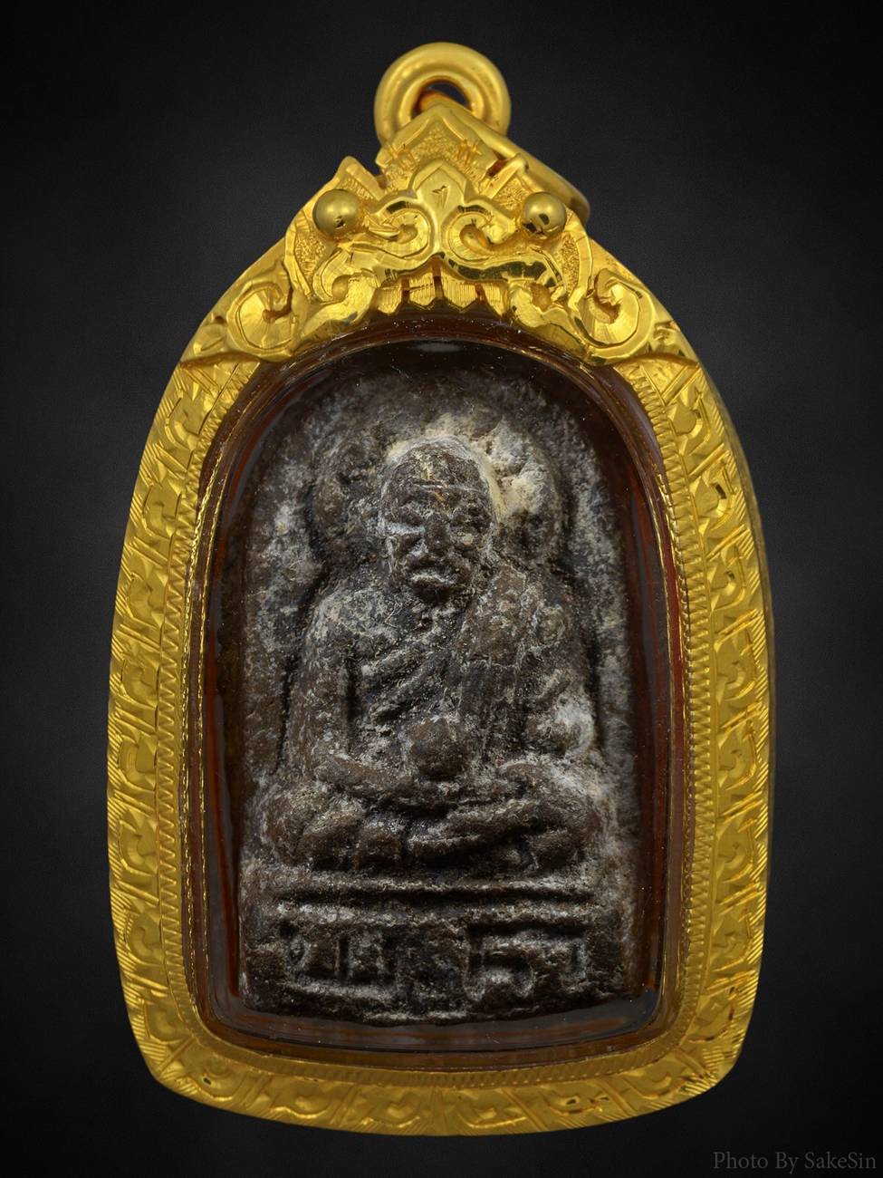หลวงปู่ทวด วัดพะโคะ ปี2506 เลี่ยมทอง