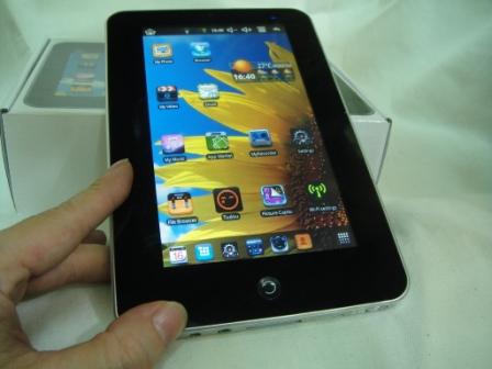 ใหม่Tablet Android 2.2สเปคแรงหน้าจอสัมผัส เคาะเดียว